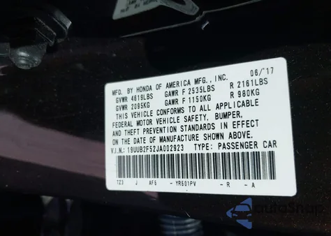 2018 Acura Tlx Tech Pkg from USA, damaged, VIN 19UUB2F52JA002923